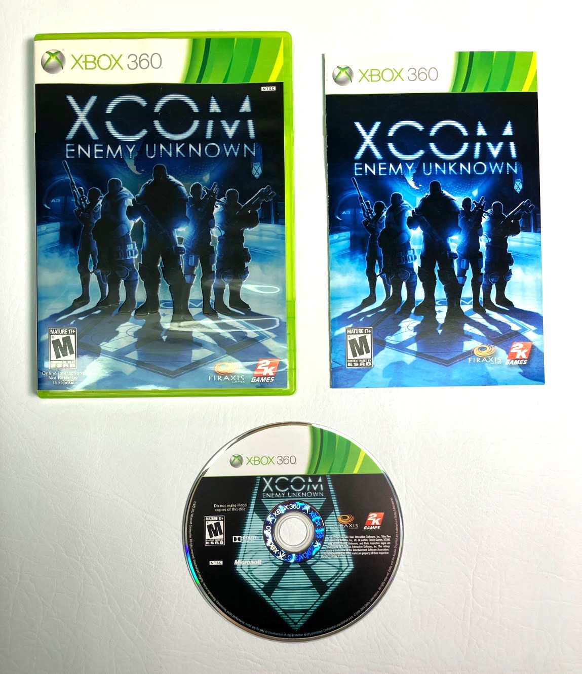 XCOM: Enemy Unknown (Microsoft Xbox 360, 2013) CIB Complete & Pristine