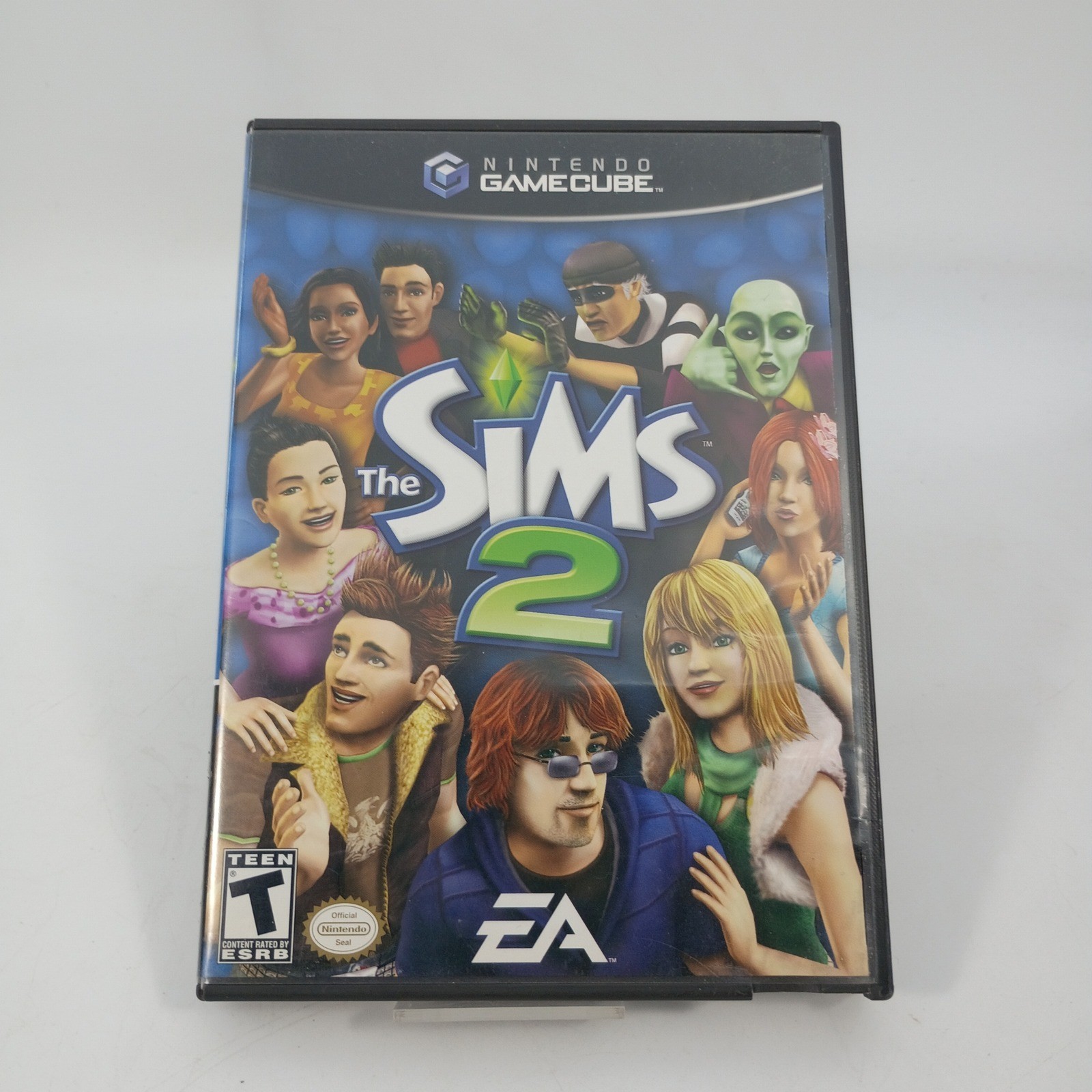 The Sims 2 Nintendo GameCube 2005 Life Simulation Video Game Case & Manual ONLY