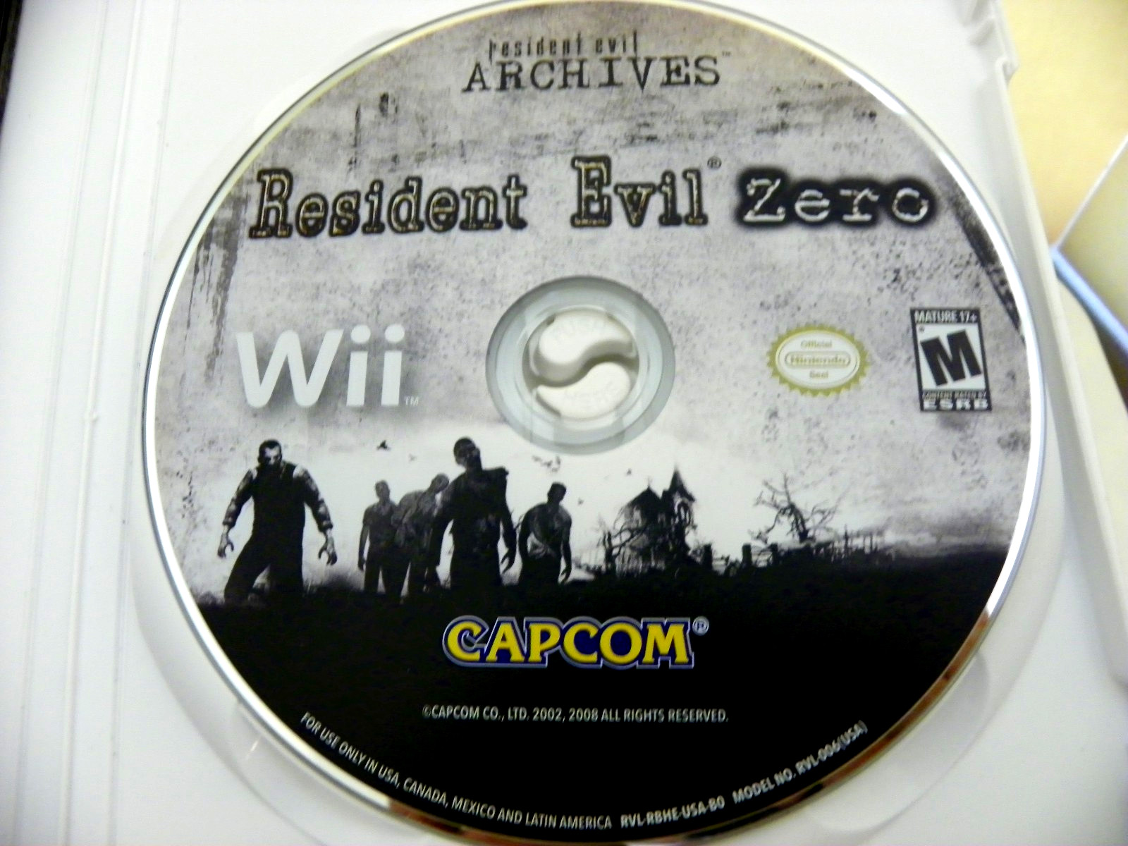 Resident Evil Archives: Resident Evil Zero (Nintendo Wii, 2009) CIB MINT DISK