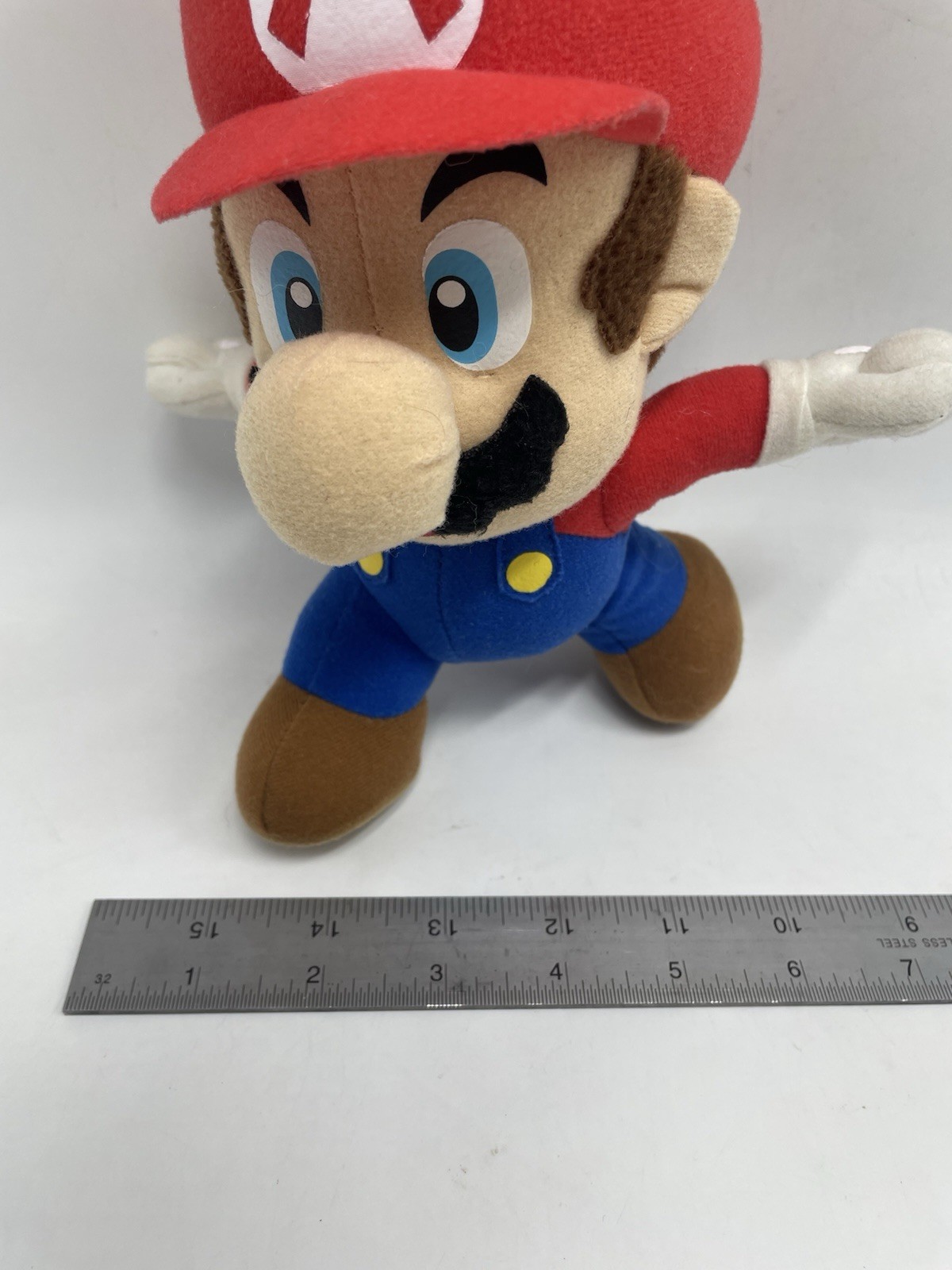 2008 Nintendo Super Mario Bros 8” Mario Running Plush Toy