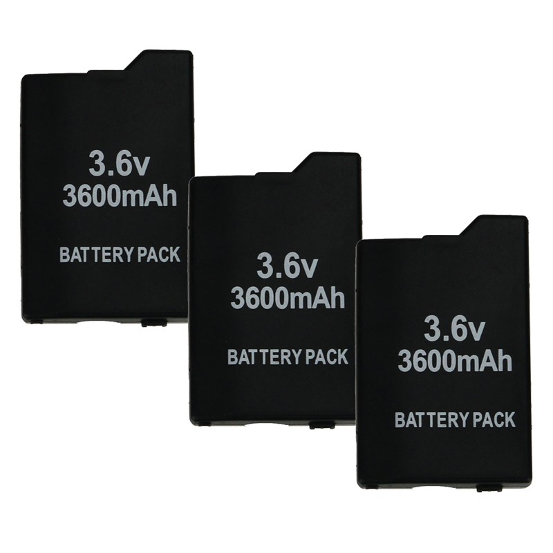 New 3600mAh Battery For PSP Slim 2000 3000 2001 Rechargeable with Wall Charger