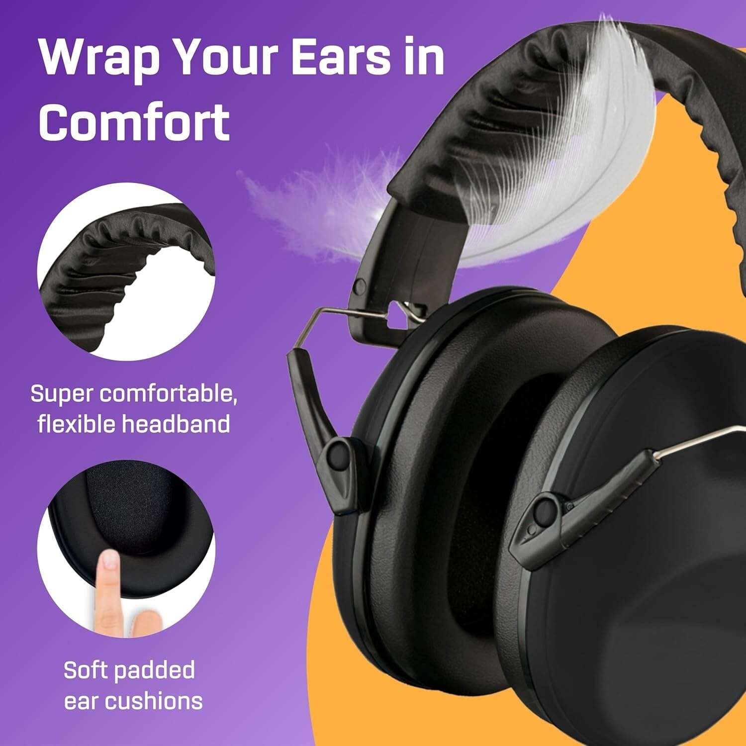 Protectores Auditivos Para Reduccion De Ruido Auriculares Con Cancelacion Ruido.