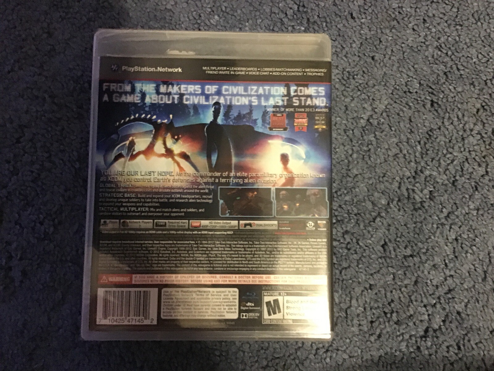 XCOM ENEMY UNKNOWN PS3 FACTORY SEALED ***FREE FAST SHIP***