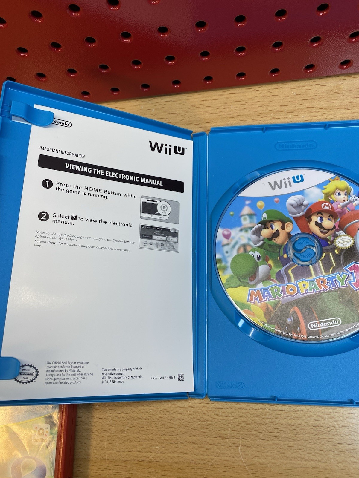 Wii U Mario Kart 8 & Mario Party 10 LOT Nintendo CIB TESTED FREE SHIPPING