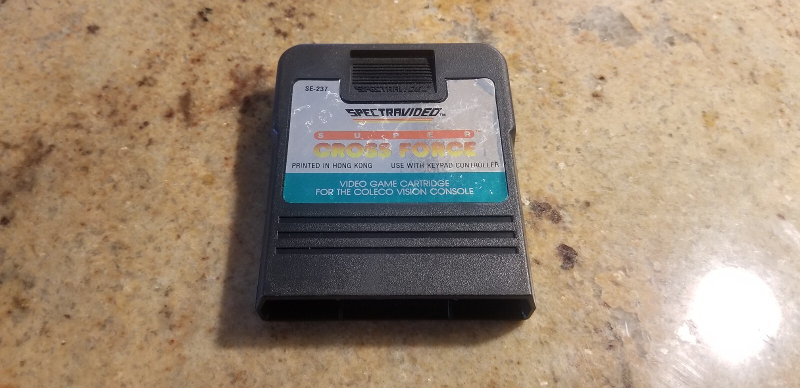COLECOVISION SUPER CROSS FORCE COMPLETE IN BOX CIB AUTHENTIC RARE