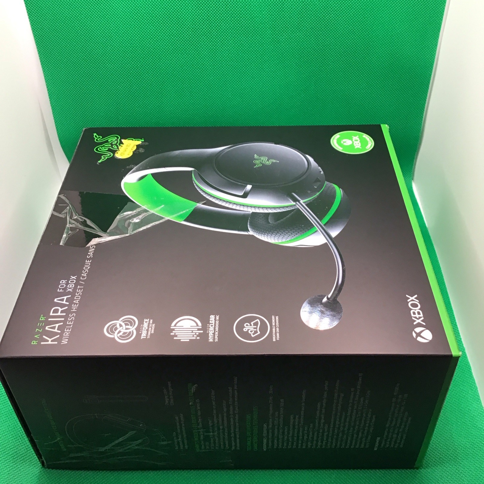 Razer Kaira Wireless Gaming Headset for Xbox Series X/S – Black/Green