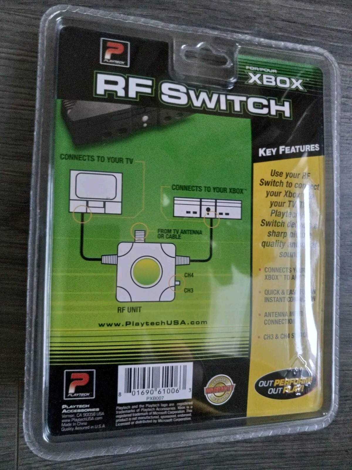 New RF Adapter for Original Xbox Connect To Any TV, Sealed Package Brand