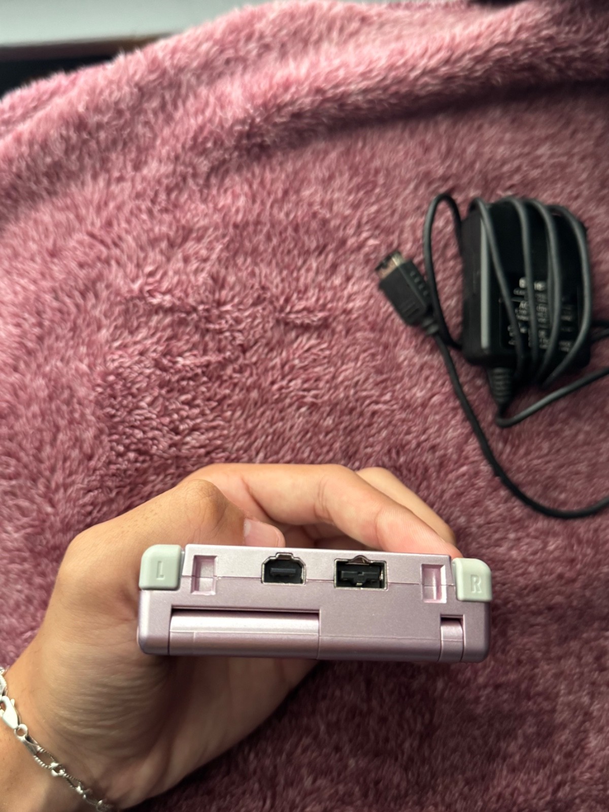 Nintendo Gameboy Advance SP Handheld System Pearl Pink Model AGS-101