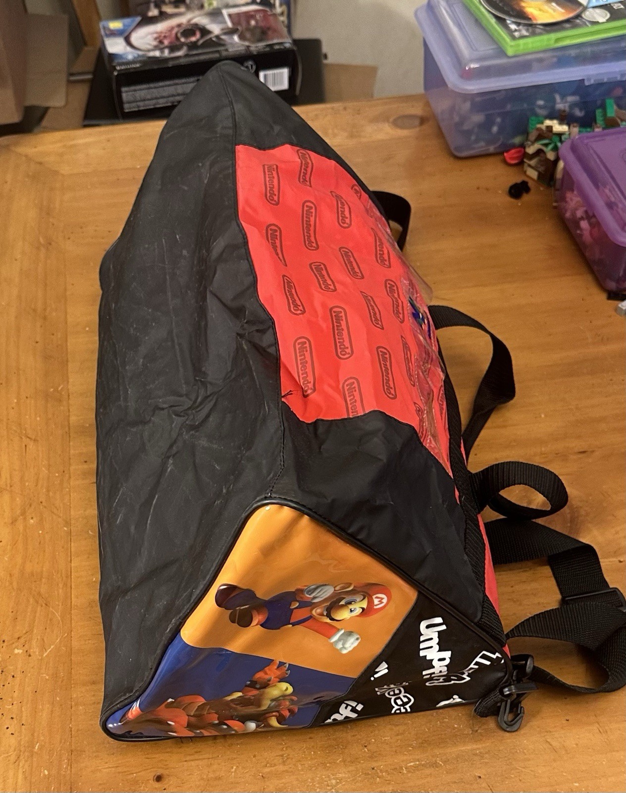 Nintendo Mario 64 Duffle Bag & Mama Mia Fanny Pack Bundle