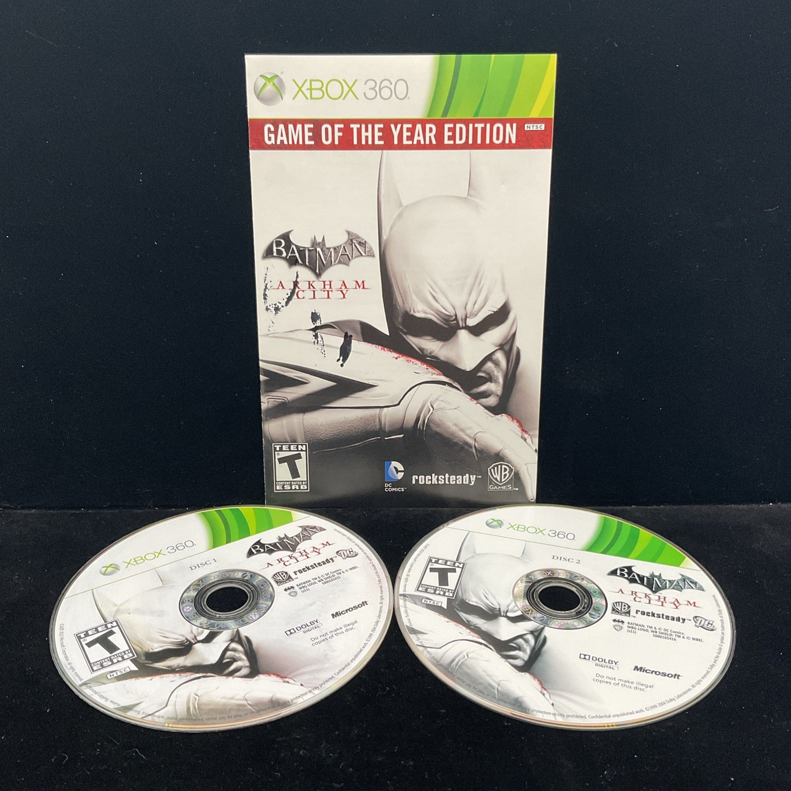 Batman: Arkham City GOTY (Xbox 360) Tested & CIB Clean 1 YR Warranty Refurbished