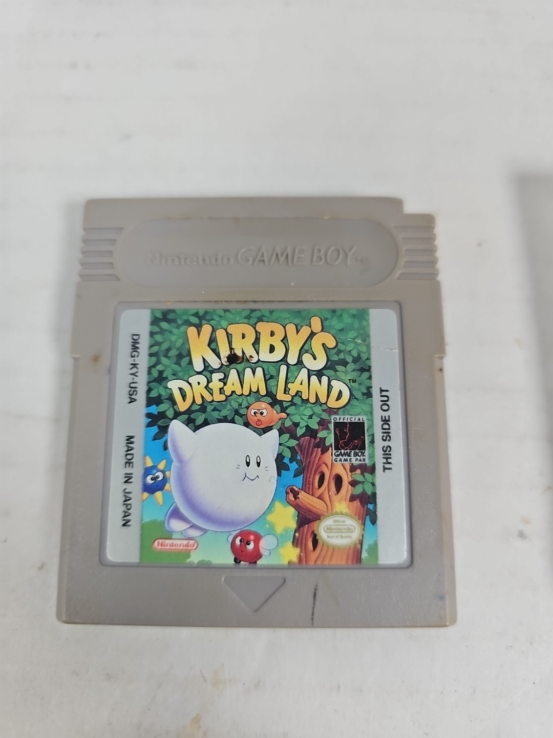 Kirby’s Dream Land (Nintendo Game Boy, 1992) Shell Cracks Tested Working