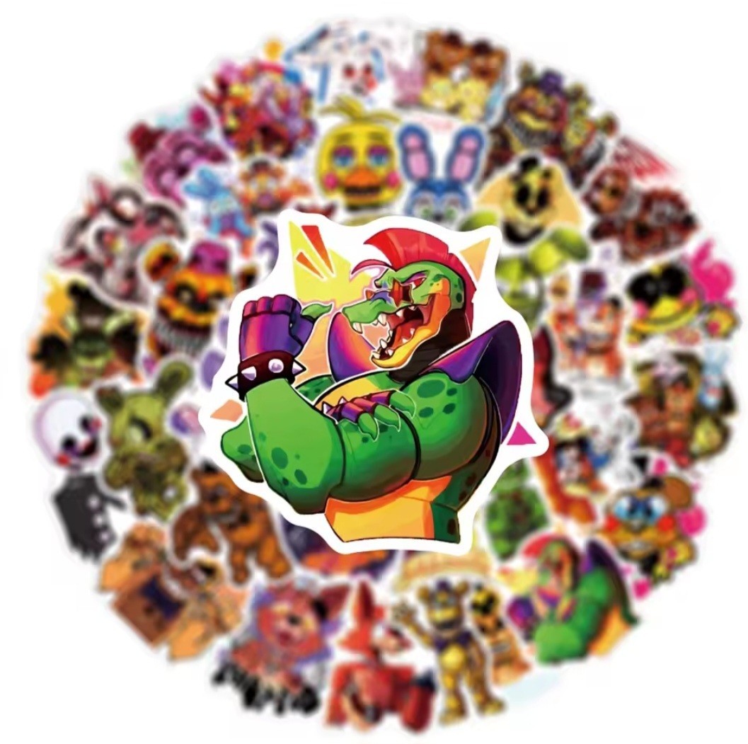 FNAF Random 20PCS Stickers For Laptop Phone Skateboard