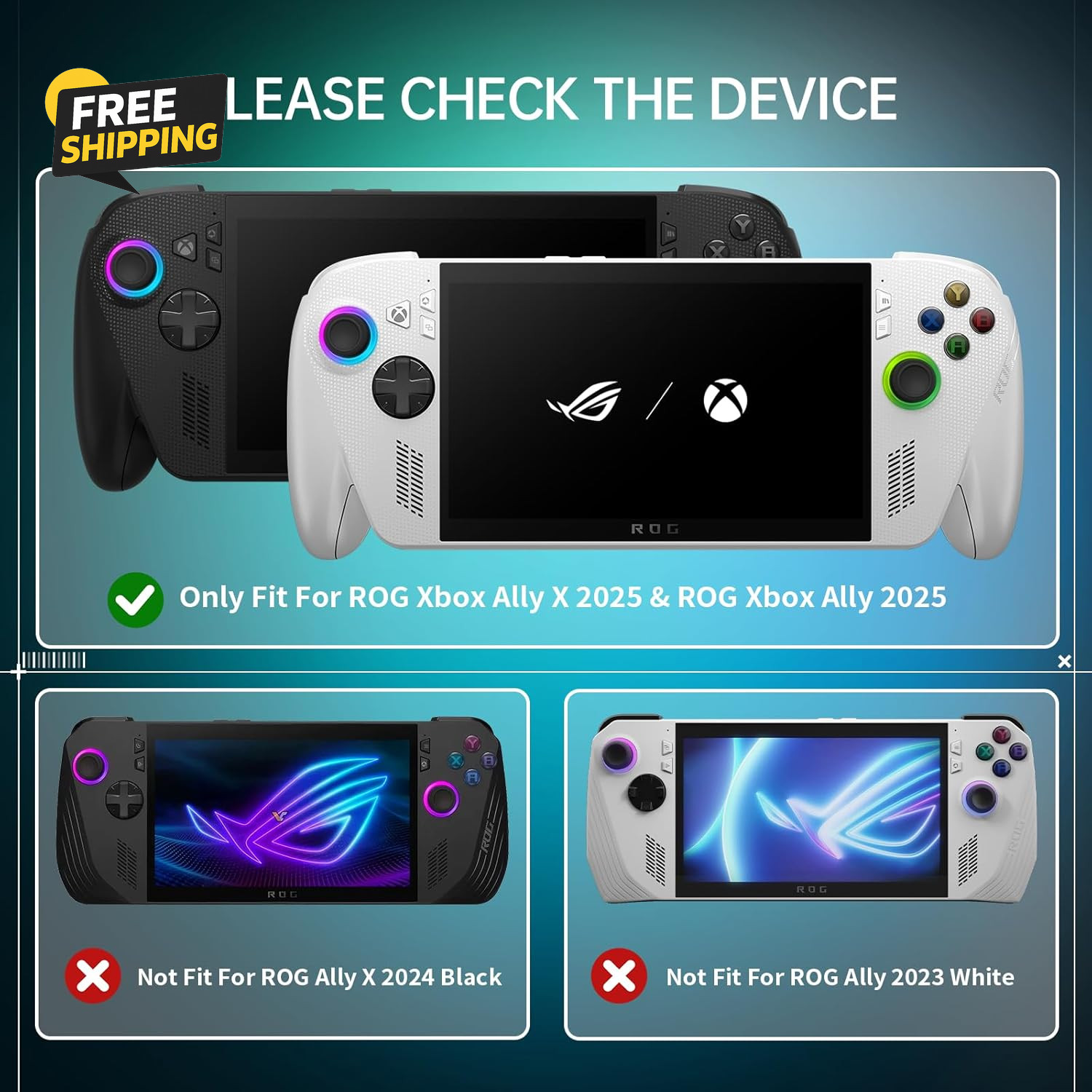 Carrying Case 3 in 1 Accessories Compatible with ASUS ROG Xbox Ally & ROG Xbox