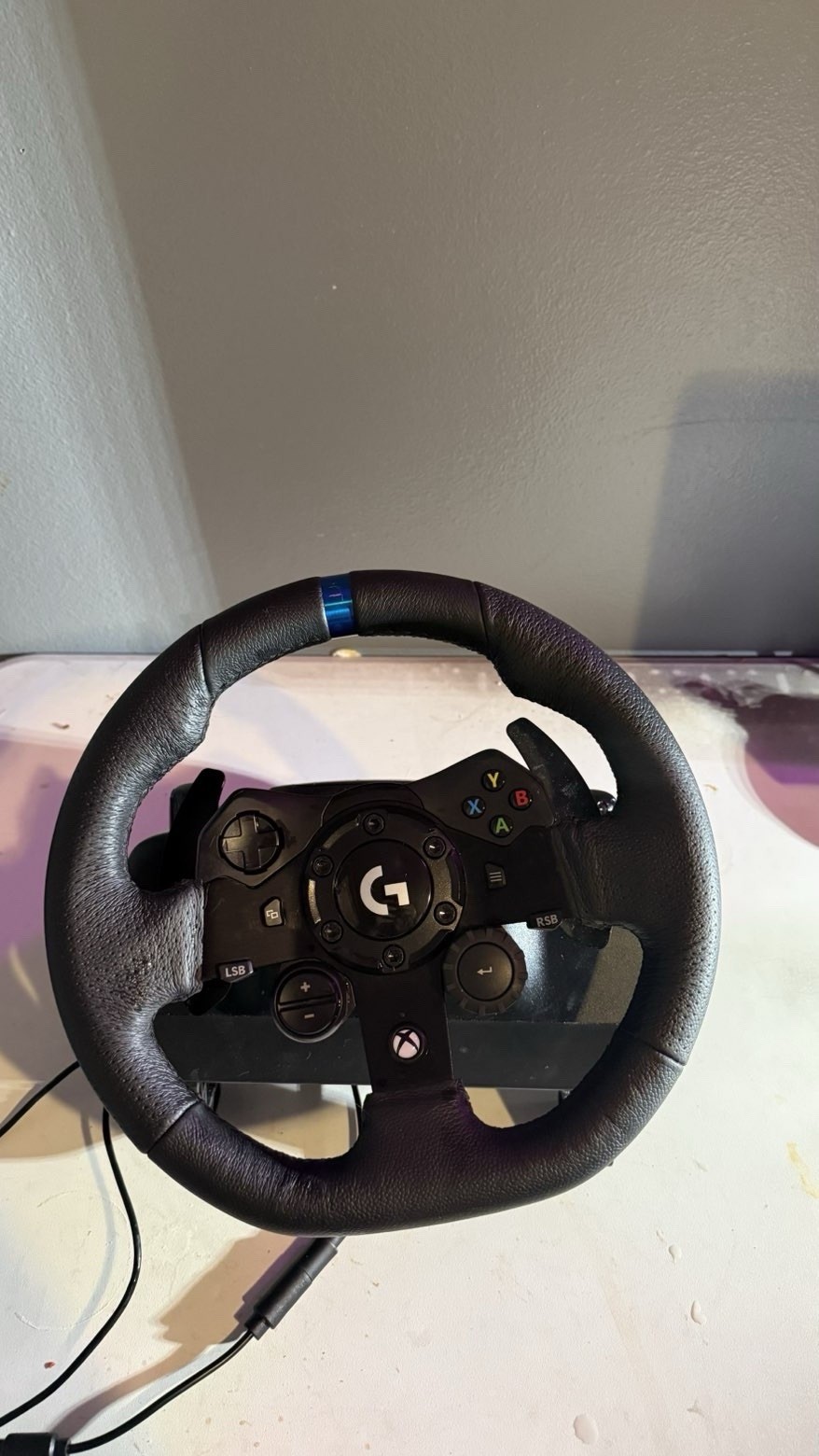 Logitech G923 Racing Wheel and Pedals, G923 Shifter, Custom Handbrake