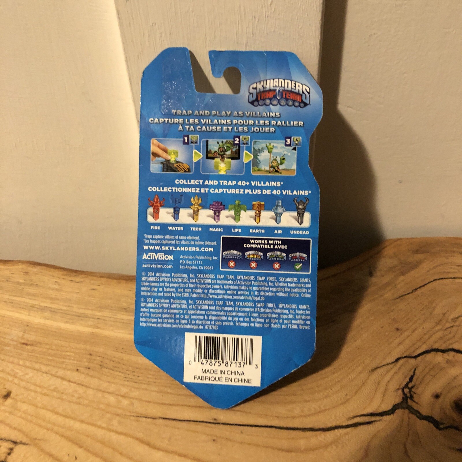 NIB Air Toucan Breezy Bird Traptanium Crystal Skylanders Trap Team Figure