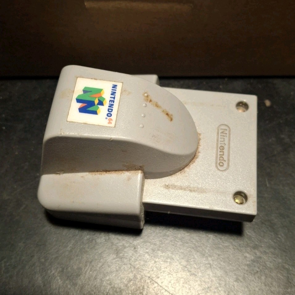 Nintendo Rumble Pak NUS-013 Gray for Nintendo 64 Console Controller Attachment