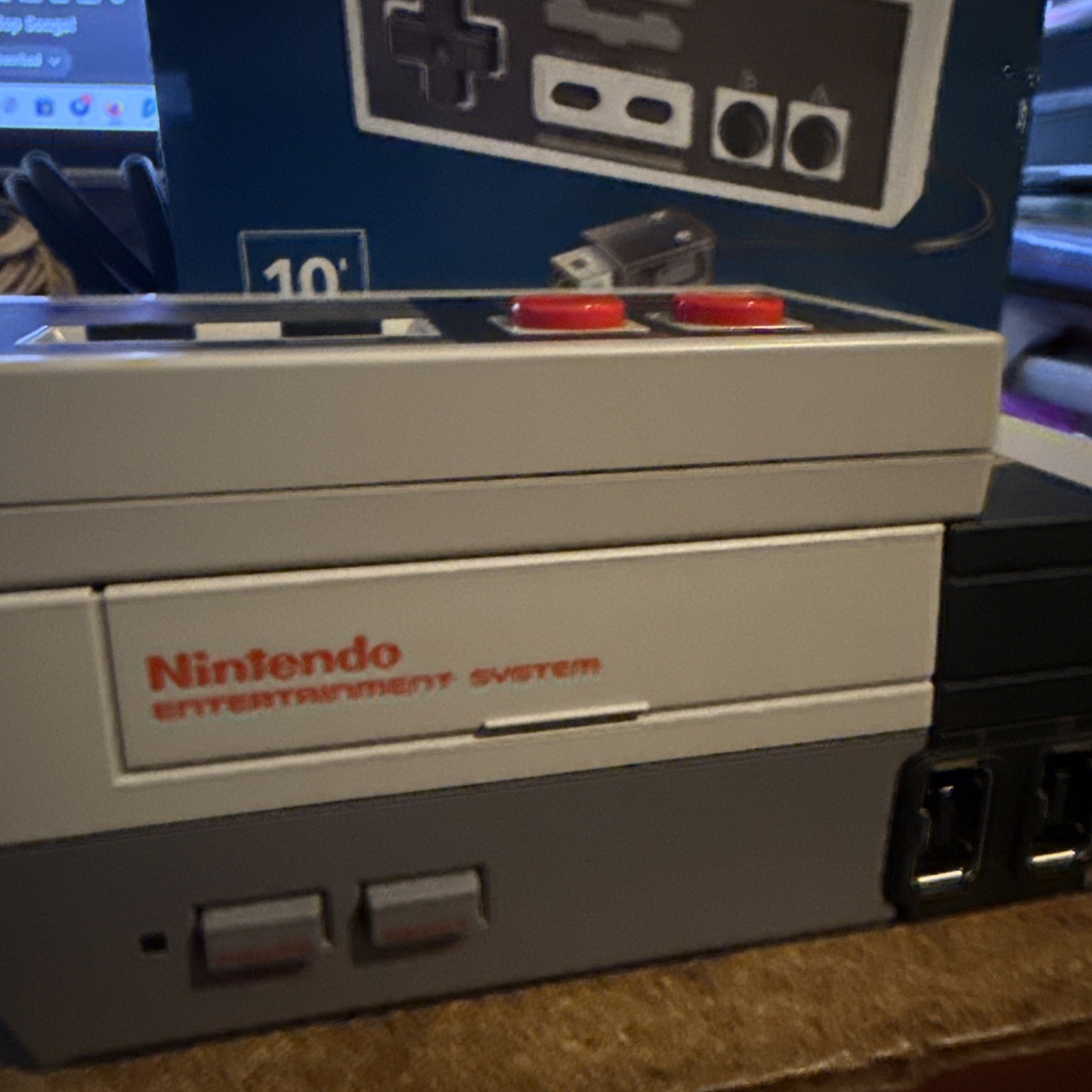 Nintendo Entertainment System NES CLV-001 Mini Classic TESTED No Pwr Cord