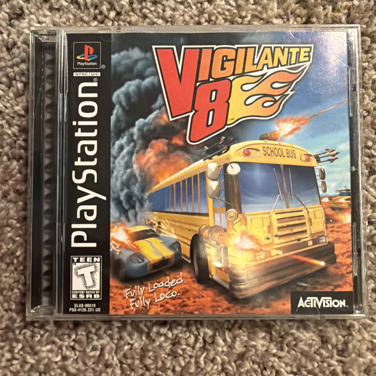 Vigilante 8 (Sony PlayStation 1, 1998) CIB