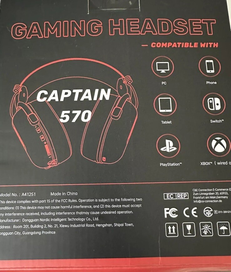 NEW Wireless Gaming Headphones PC PS4 PS5 Mac Nintendo Switch Bluetooth 5.2 NIB