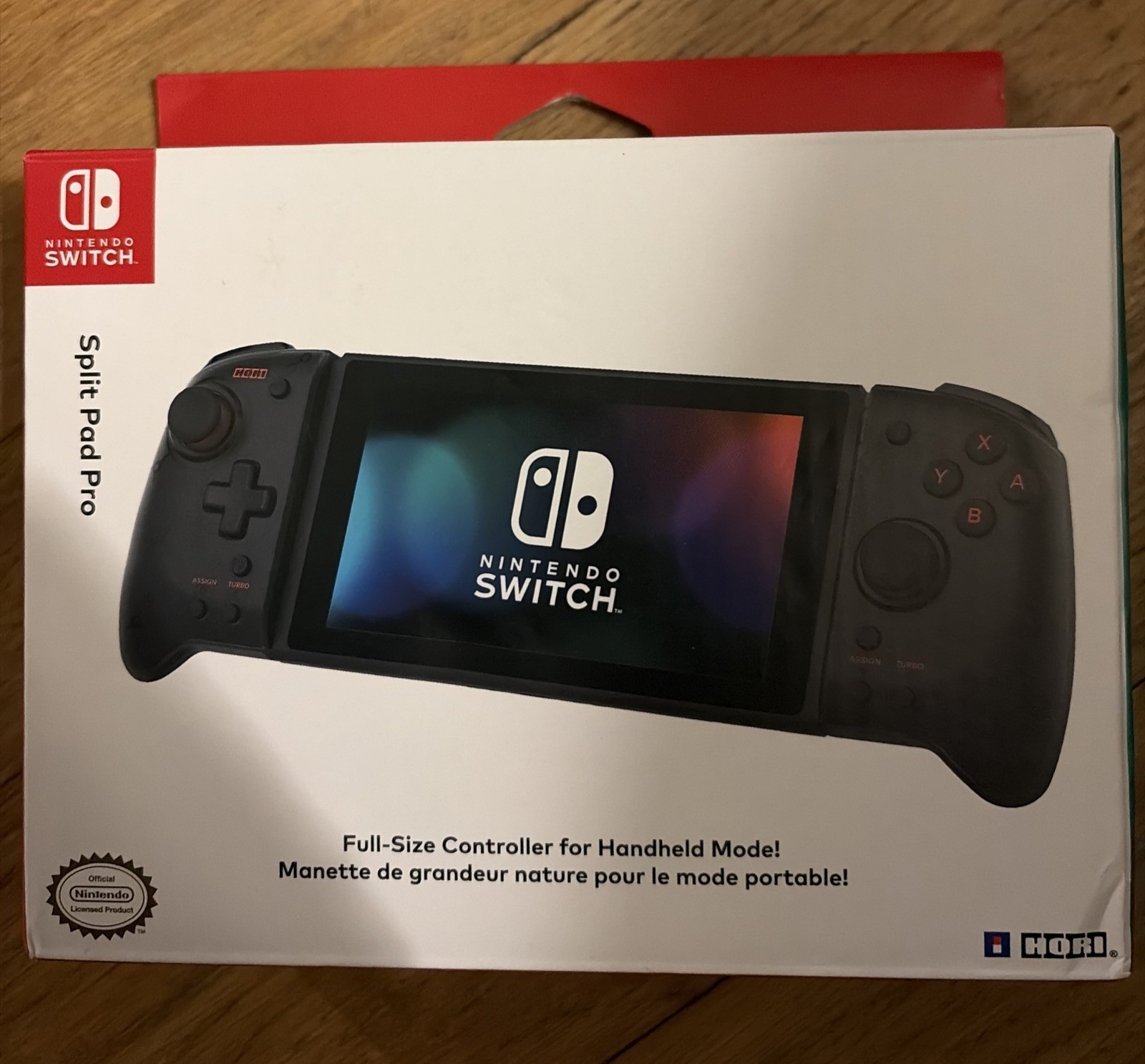 Hori Split Pad Pro Controller Black for Nintendo Switch, Programmable Triggers