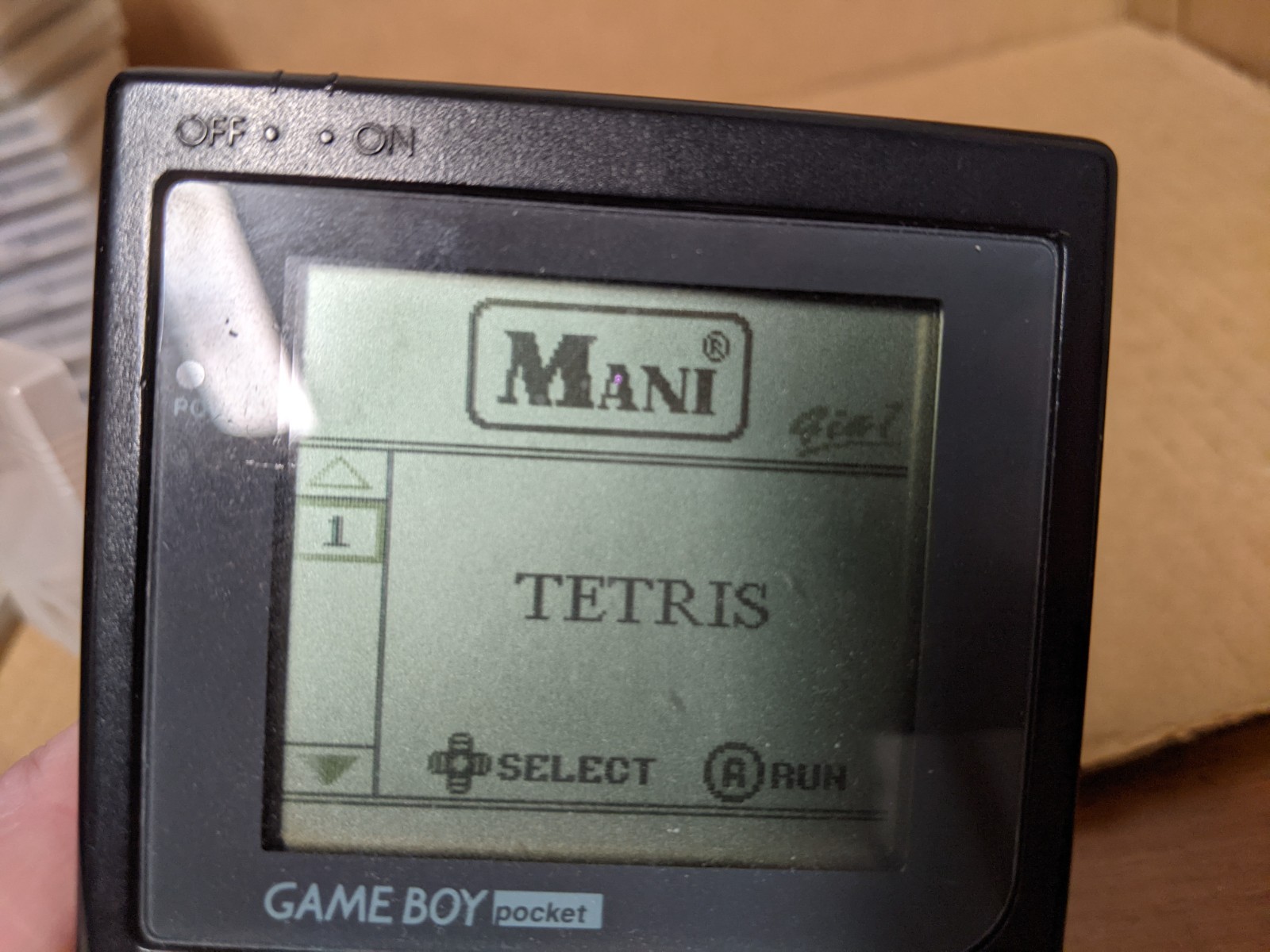 4 in 1 Tetris Tennis Alleyway Chinese Variant DMG-601 CHN Nintendo Gameboy China