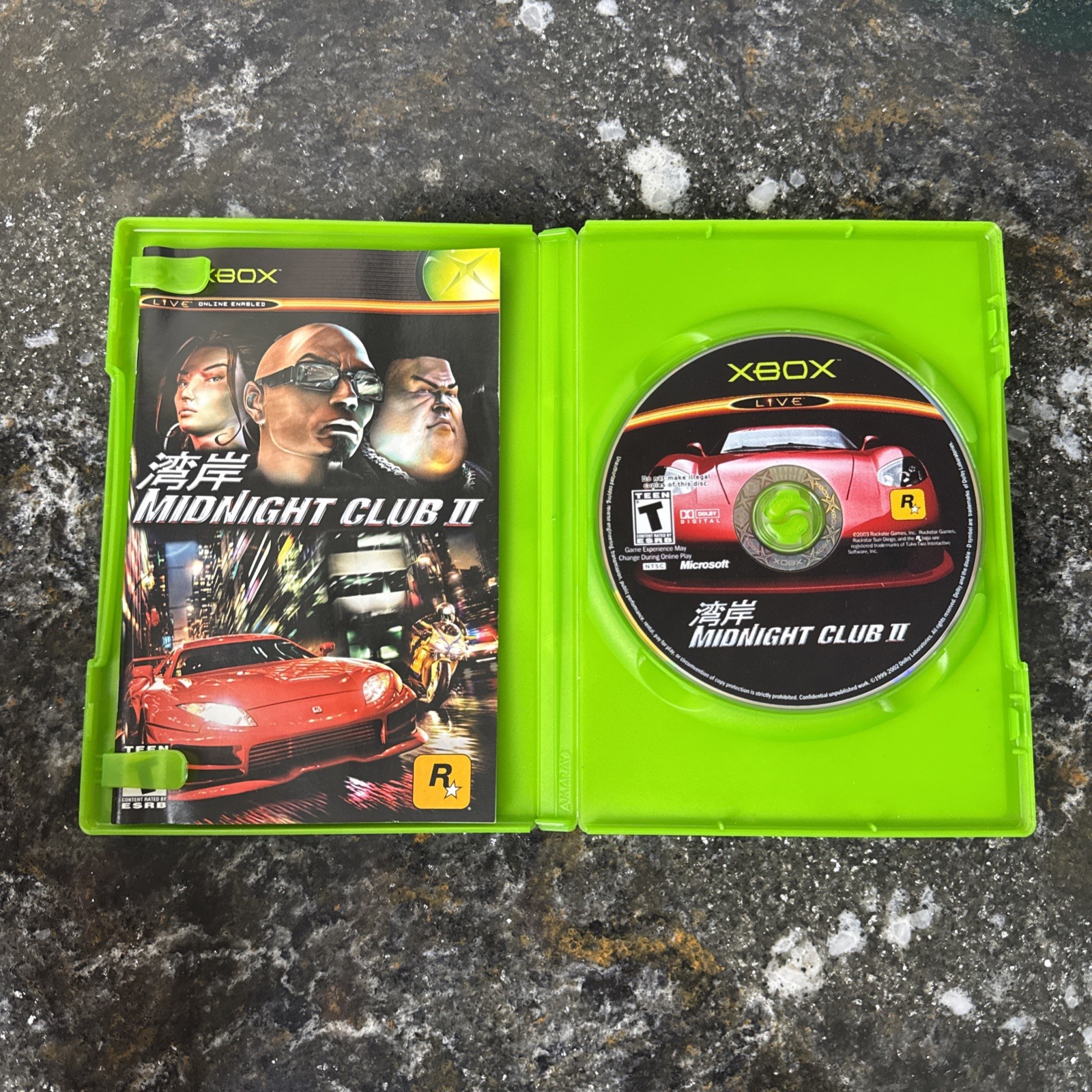 Midnight Club II (Microsoft Xbox, 2003) CIB TESTED NICE!