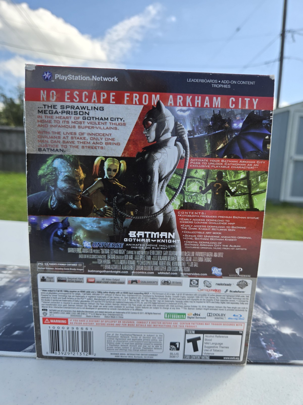 Batman: Arkham City Collector’s Edition PS3 Batman Arkham Series NTSC-U/C 2011 T