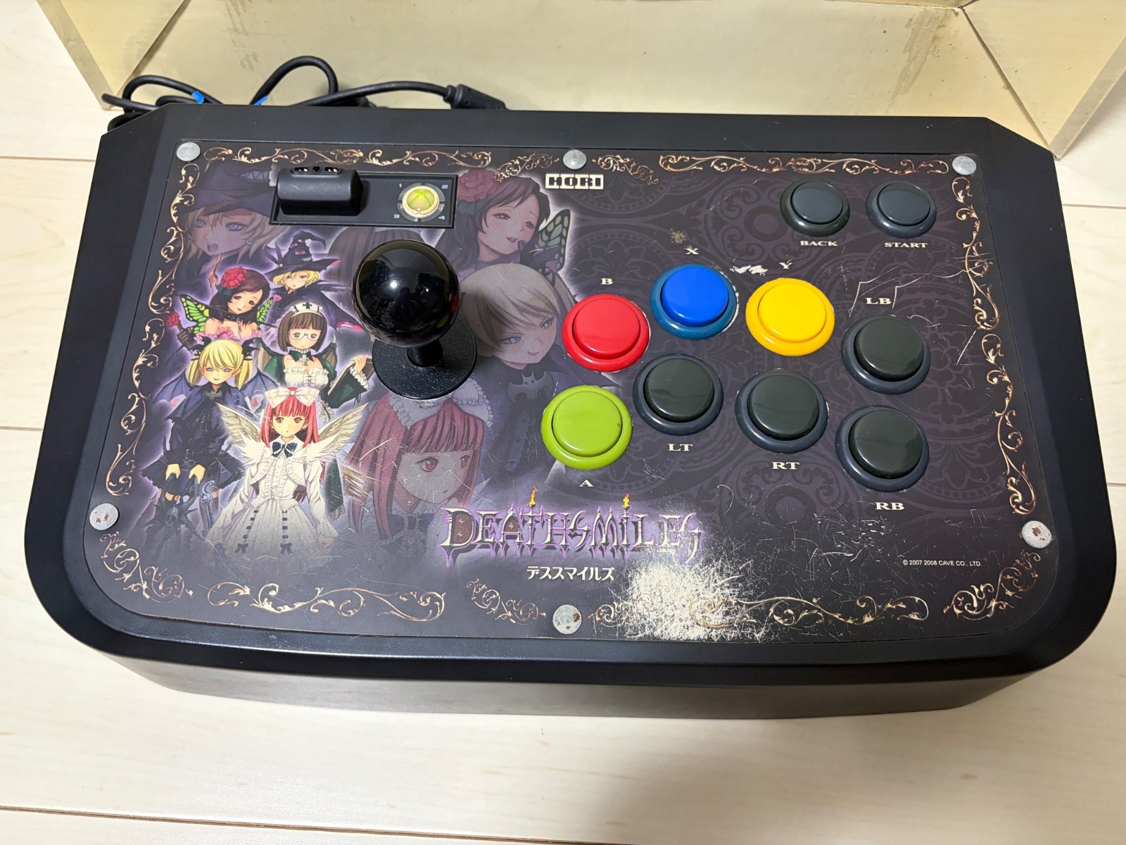 Deathsmiles Arcade stick Controller Xbox 360 Japan Death smiles