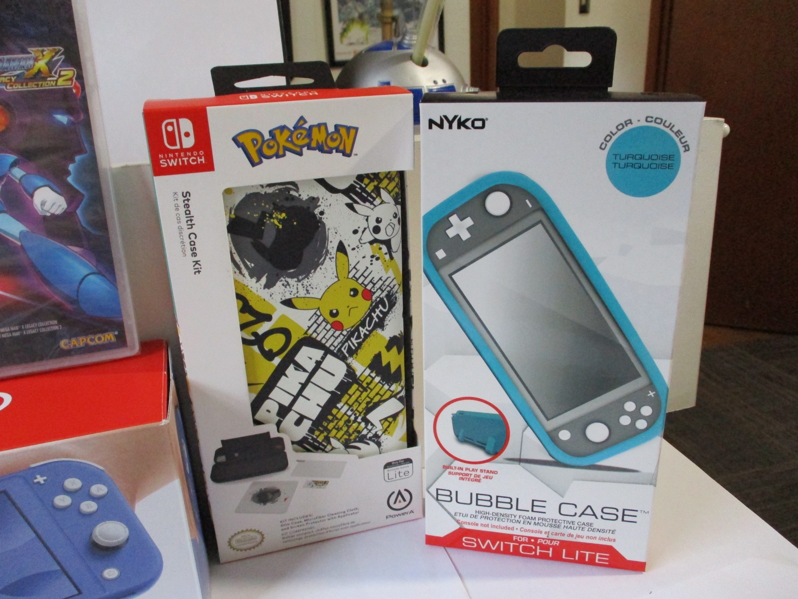 Nintendo Switch Lite – (Blue) Bundle W/ Games and Accessories All Brand New