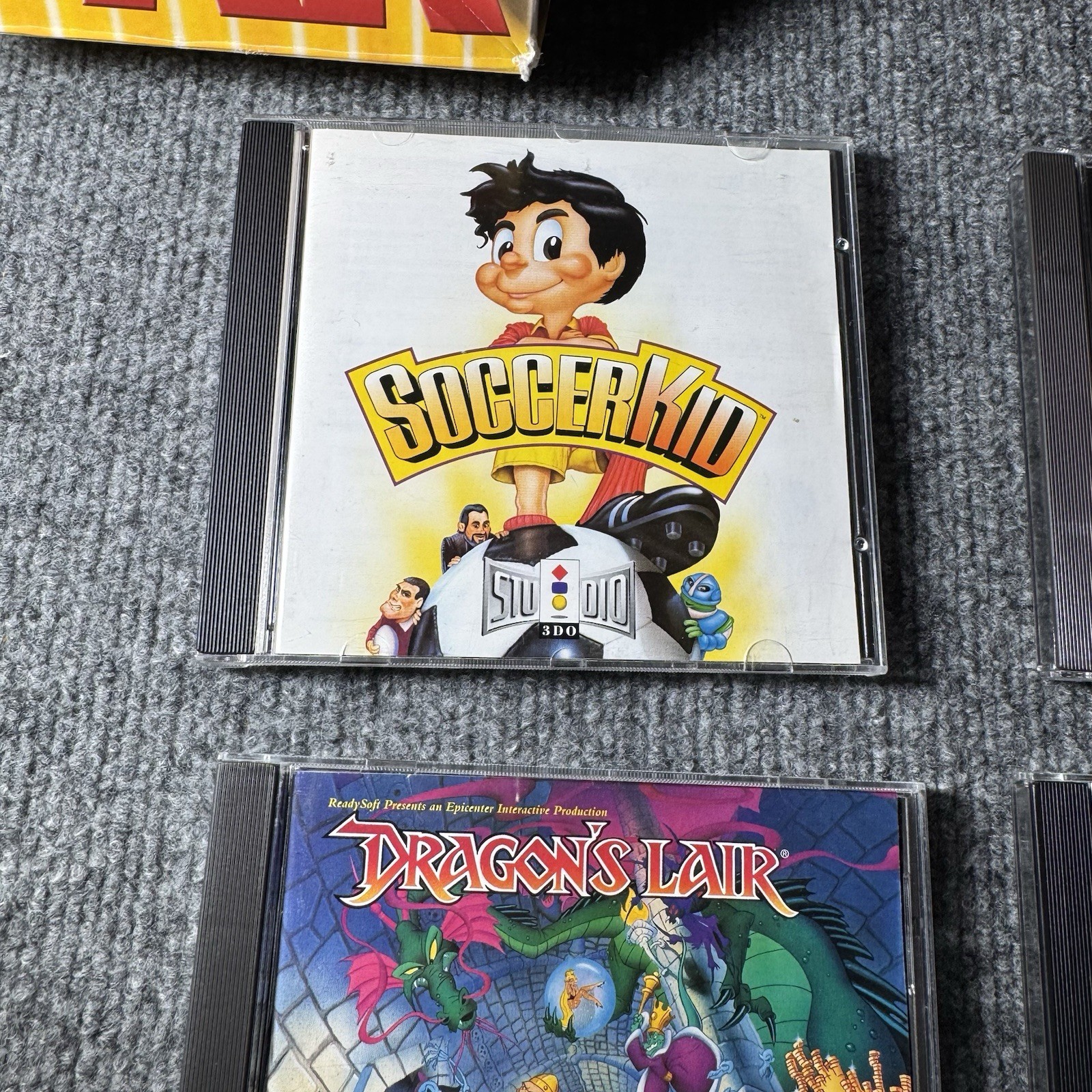 Panasonic 3DO Action Pak Dragon’s Lair, AD&D Slayer, GEXW/ Manuals * Nice Shape