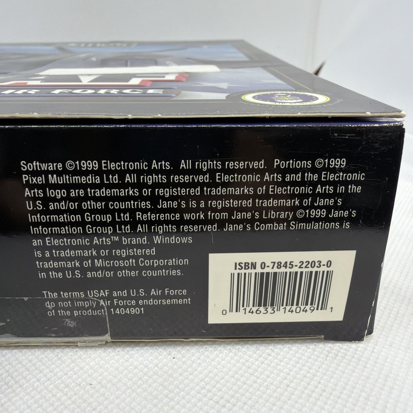 Jane’s USAF United States Air Force Combat simulations PC CD Big Box Complete