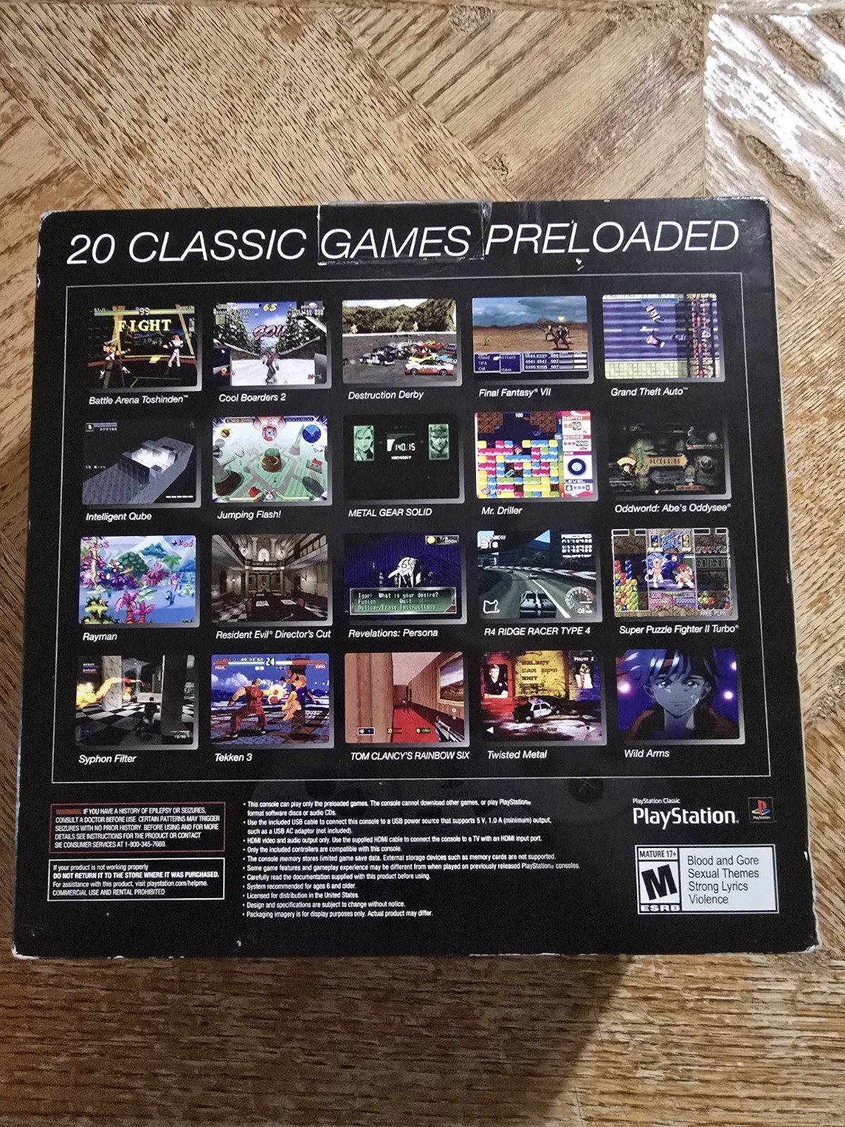 Authentic Sony PlayStation Classic Mini 2018 Edition Video Game Console PS1 New