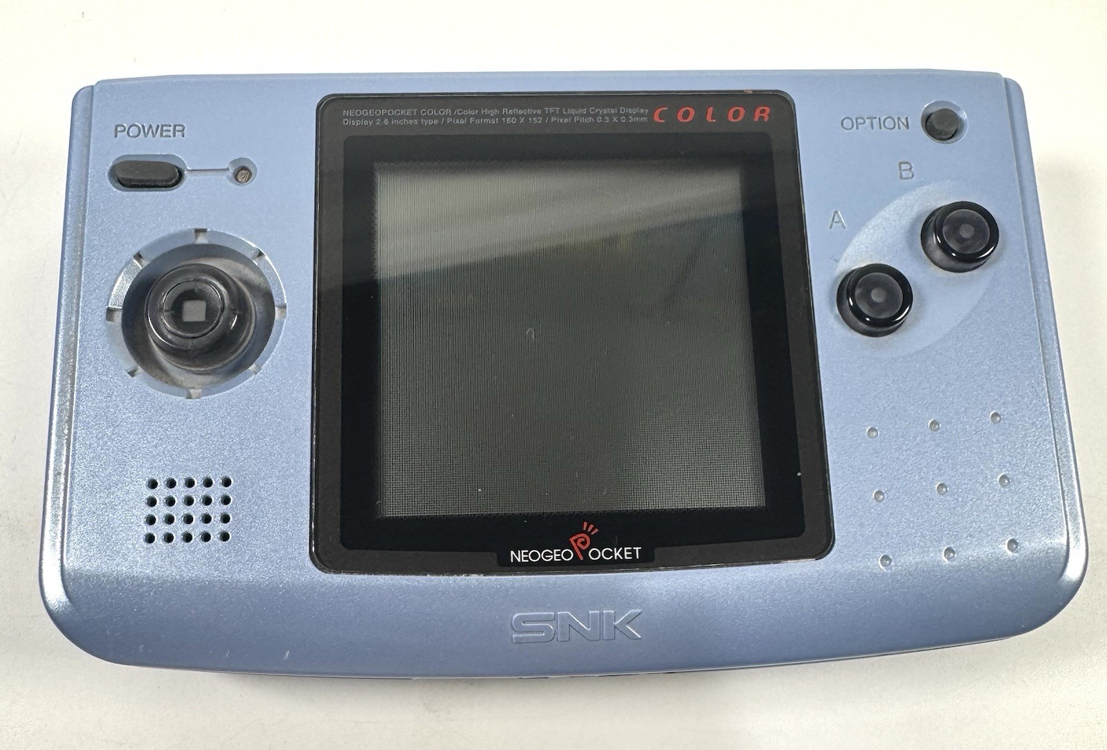 Rare Neo Geo Pocket Color Console Platinum Blue SNK Tested Clean Mint