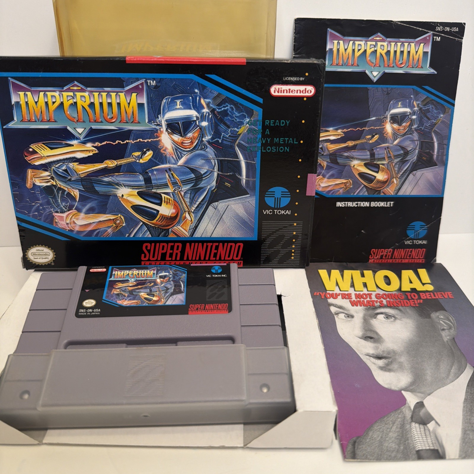 Imperium SNES Super Nintendo Game CIB Complete VGC Protective Case