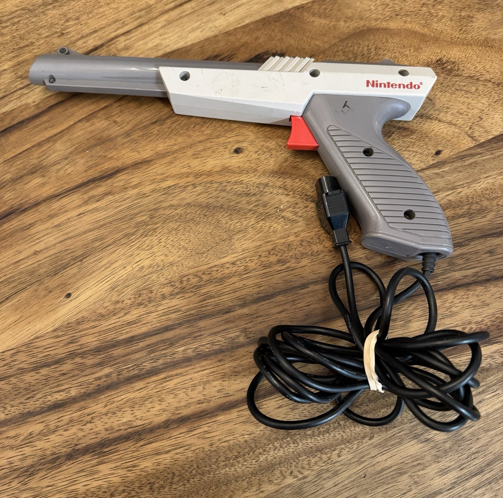 Nintendo Zapper Light Gun Controller Grey Gray OEM Official Tested NES-005