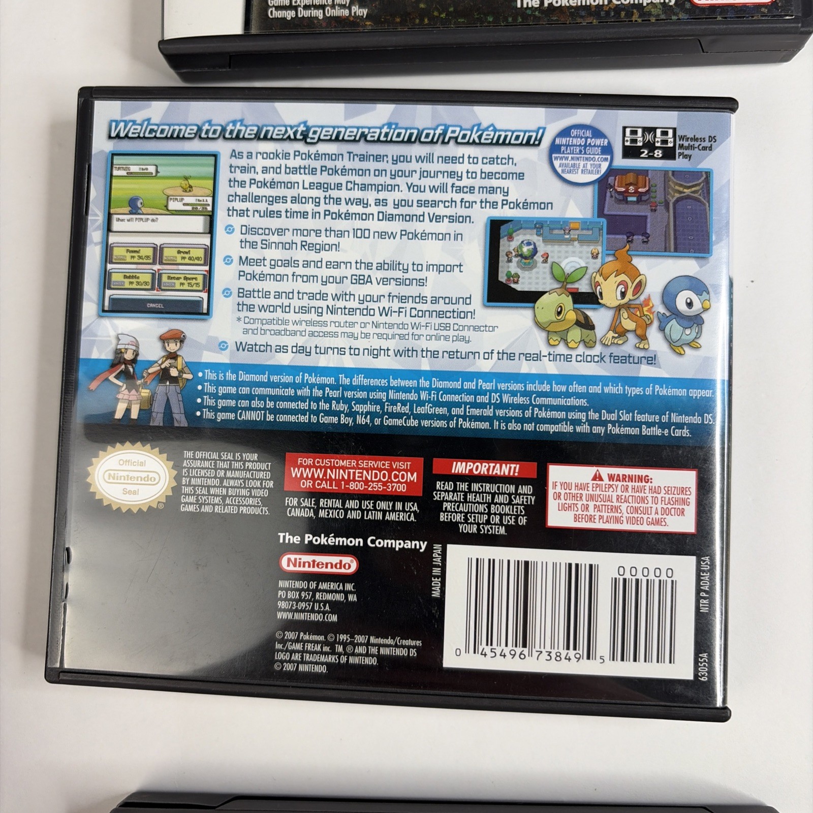 CLEAN! Pokemon Platinum Diamond Pearl Bundle CIB 100% Complete Box Authentic DS