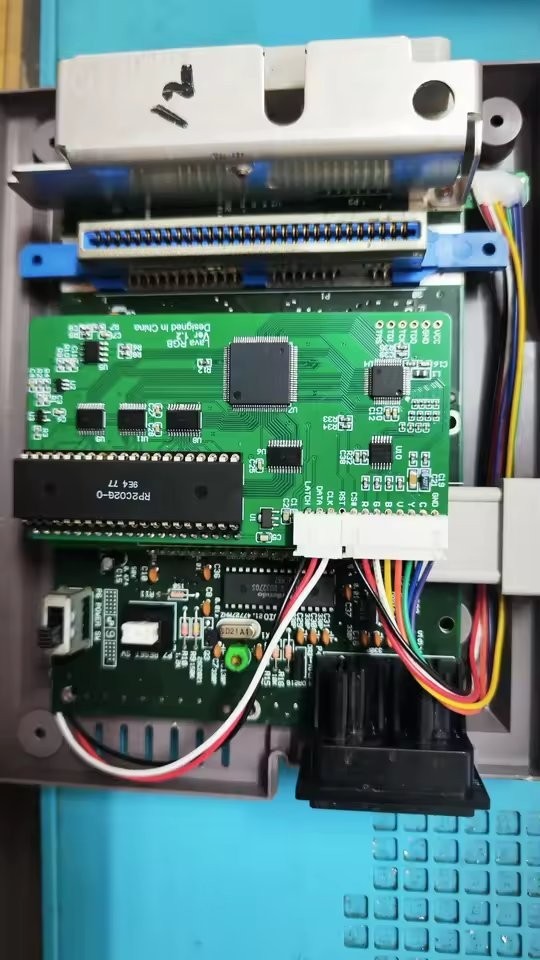 Lava RGB 2.0 Mod Kit For NES Famicom Video Upgrade Board 24-Bit RGBS S-Video