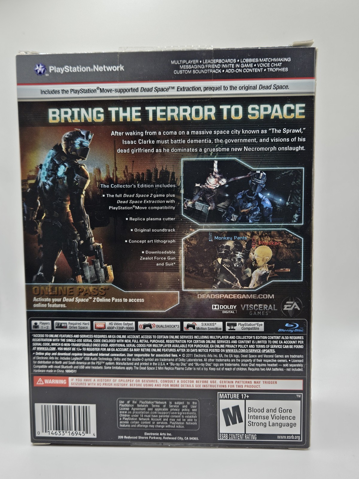 Electronic Arts Dead Space 2 Collector’s Edition Limited Edition PS3