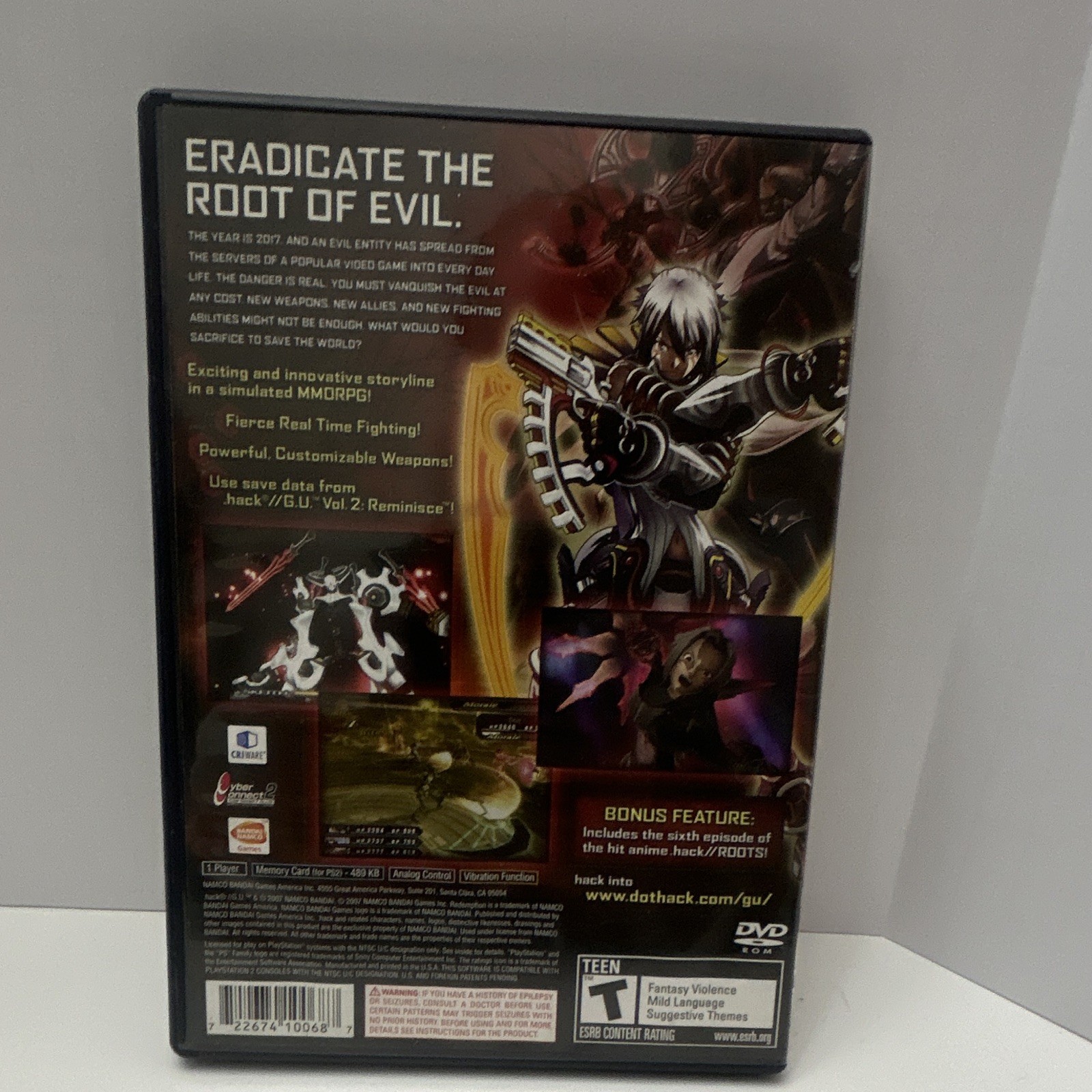 BANDAI NAMCO .hack G.U. Vol. 1 – 3 PS2 (2006) CIB 3 Volume Lot Dot Hack G.U.