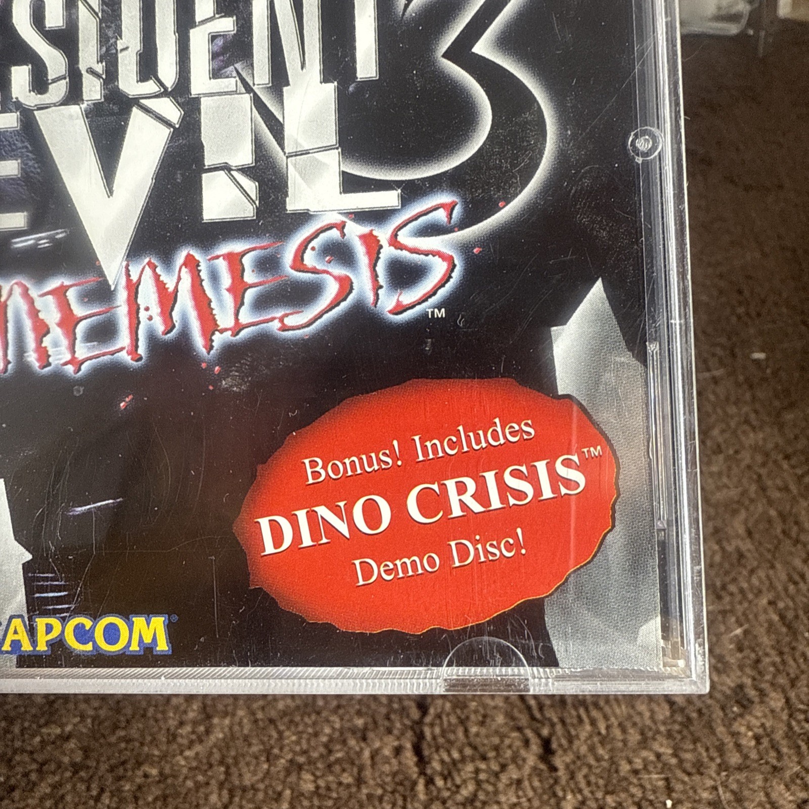 Resident Evil 3 Nemesis PS1 PlayStation 1 Complete CIB & 2 MINT Condition Discs!