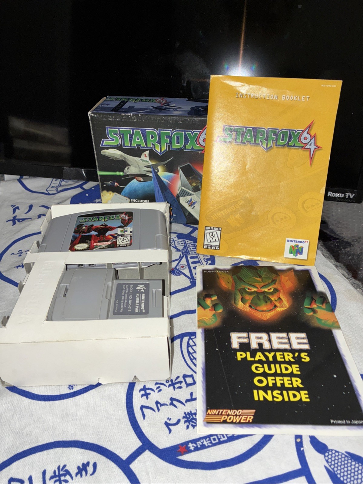 Star Fox 64 N64 Big Box CIB Complete W/ Rumble Pak Inserts Authentic