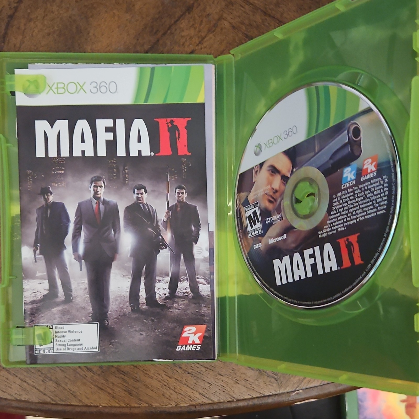 Mafia II Xbox 360 – Map and Manual Included in Good Condition – Tested and Works