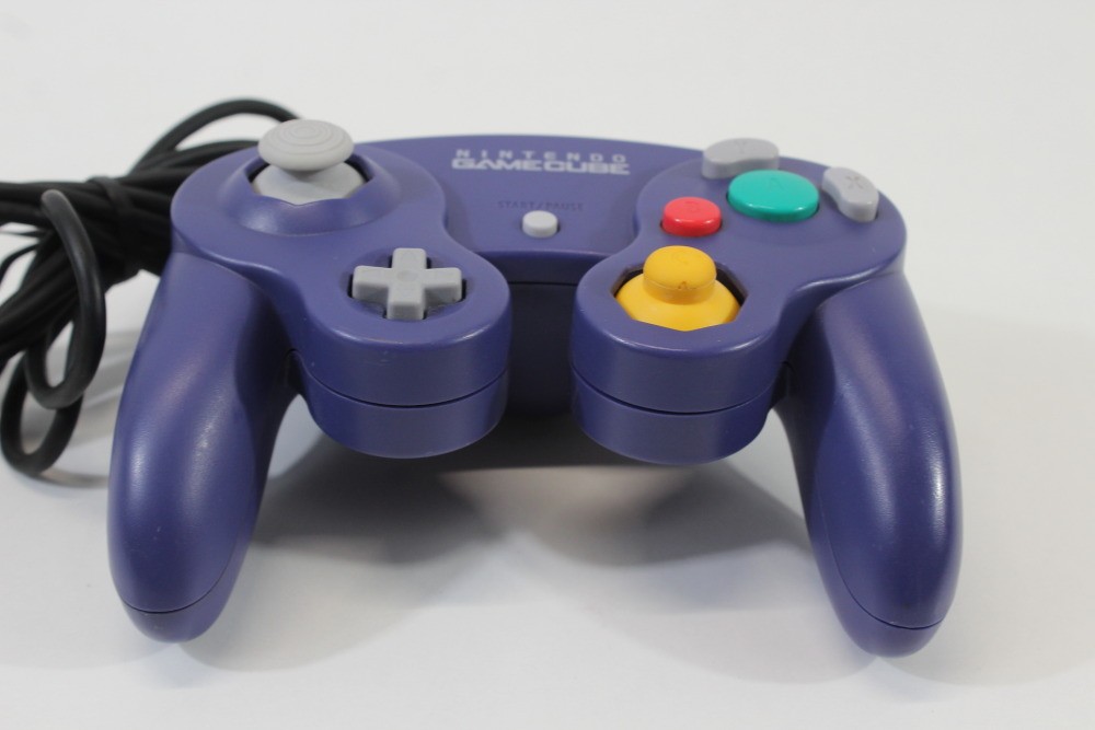 Official Nintendo GameCube Controller Pad Indigo Purple T3 TIGHT OEM GC DOL-003
