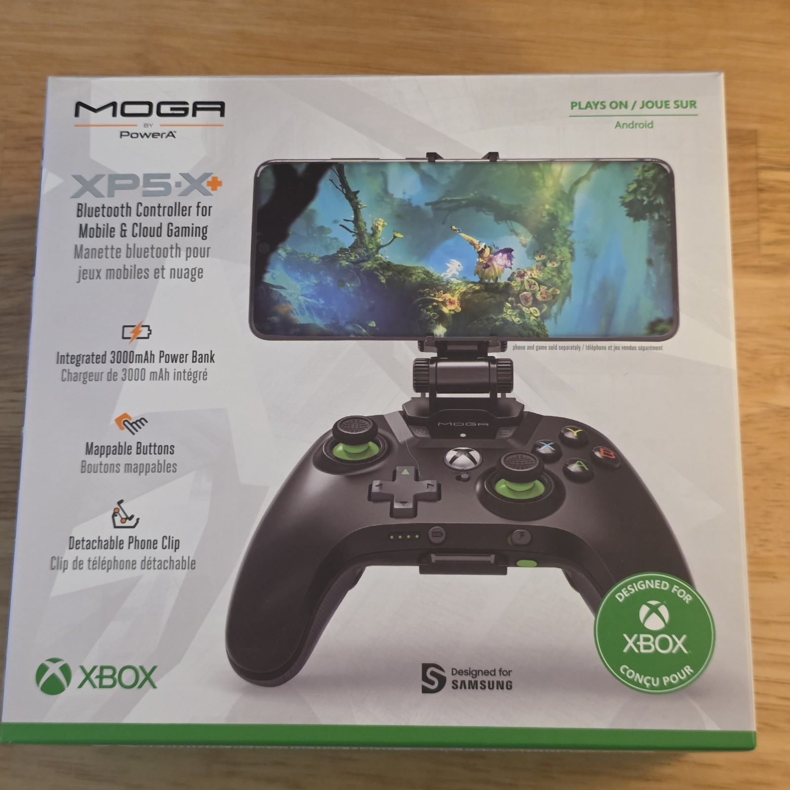 PowerA MOGA XP5-X Plus Bluetooth Controller Android Xbox w/ Box Clip Cable