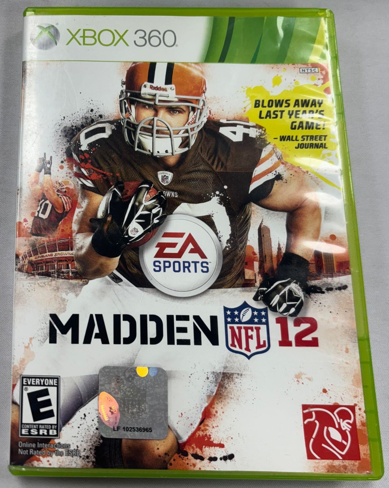 Madden NFL 12 (Microsoft Xbox 360, 2011) (B44-21)