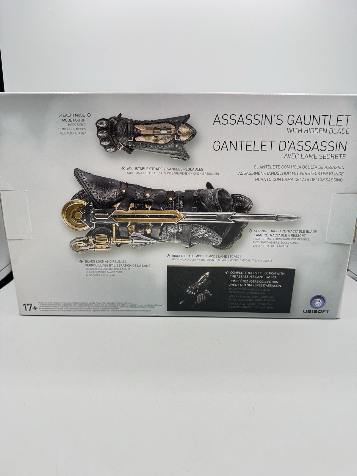 Assassin’s Creed Syndicate Assassin’s Gauntlet with Hidden Blade ships with Box