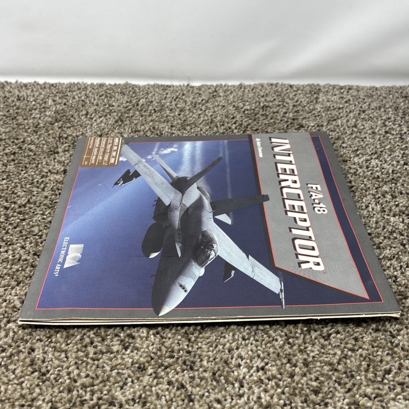F/A-18 Interceptor Sleeve-Manual-Amiga Vintage Untested