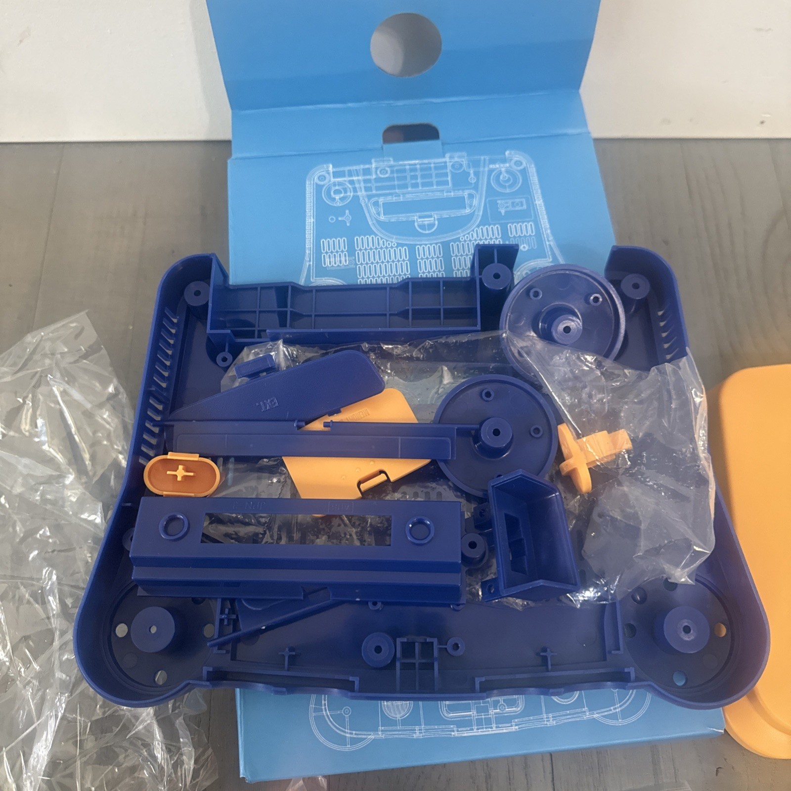 N64 Full Replacement Console Shell Housing Yellow & Blue Pokemon Nintendo 64