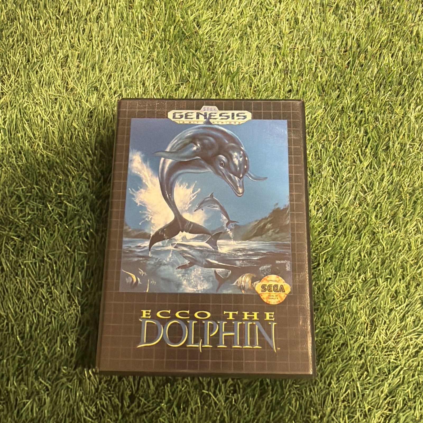 Ecco the Dolphin (Sega Genesis, 1992) Tested (no manual) Works Great