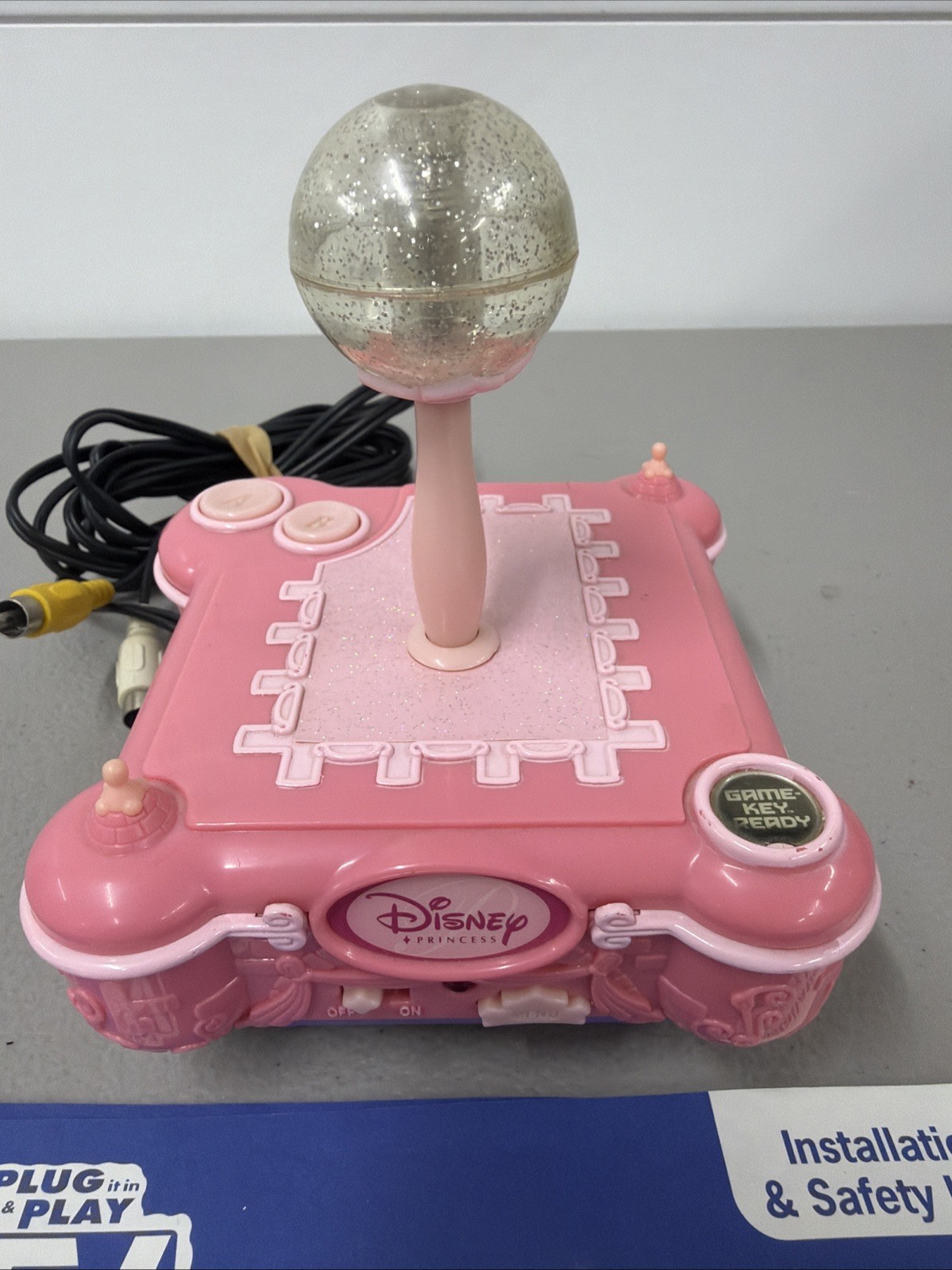 Disney Princesses Plug n’ Play TV Video Game Console Jakks Pacific 2005 Tested
